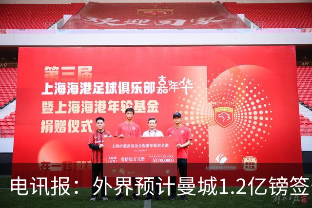 电讯报：外界预计曼城1.2亿镑签安德森 担忧这一价格引发连锁反应
